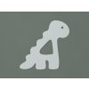 Nálepka do detskej izby Dinosaurus (Farba obrazu Sivá)