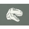 Detská nálepka Tyrannosaurus rex (Farba obrazu Biela)