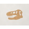 Detská nálepka na stenu Hlava dinosaura (Farba obrazu Dub Jasný)