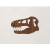 Detská nálepka na stenu Hlava dinosaura (Farba obrazu Orech)