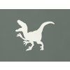 Detská nálepka Zúrivý dinosaurus (Farba obrazu Biela)