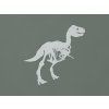 Detská nálepka na stenu Kostra dinosaura (Farba obrazu Sivá)