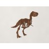 Detská nálepka na stenu Kostra dinosaura (Farba obrazu Orech)