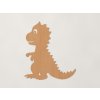 Drevená nálepka do detskej izby Dinosaurík (Farba obrazu Buk Bavaria)