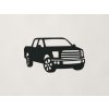 Drevená nálepka do detskej izby Pick-up (Farba obrazu Čierna)