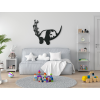 Detská nálepka na stenu Driemajúca panda