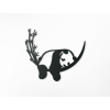 Detská nálepka na stenu Driemajúca panda