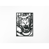 Drevený obraz na stenu Tiger útočí