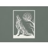 3D obraz na stenu Vyjúci vlk (Farba obrazu Biela)