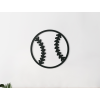 Drevená nálepka Baseballová lopta (Farba obrazu Sivá, Rozmer obrazu 22,5 x 22,5 cm)