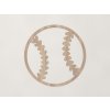 Drevená nálepka Baseballová lopta (Farba obrazu Dub Sonoma)