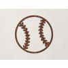 Drevená nálepka Baseballová lopta (Farba obrazu Orech)