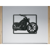 Drevený obraz na stenu Chopper (Farba obrazu Sivá, Rozmer obrazu 29,5 x 22,5 cm)