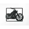 Drevený obraz na stenu Chopper (Farba obrazu Sivá, Rozmer obrazu 29,5 x 22,5 cm)
