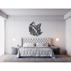 3D nálepka Kvetinový ornament s motýľmi
