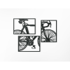 Viacdielny obraz Bicykel
