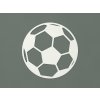 Drevená nálepka Futbalová lopta (Farba obrazu Biela)