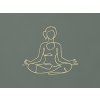 Drevená nálepka na stenu Meditácia (Farba obrazu Prírodná)