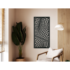 Drevený abstraktný obraz Sieťovina (Farba obrazu Sivá, Rozmer obrazu 31,5 x 15,5 cm)