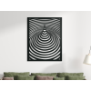 Moderný obraz z dreva Hypnóza (Farba obrazu Sivá, Rozmer obrazu 28,5 x 22,5 cm)