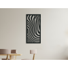 Minimalistický obraz Vzor zebry (Farba obrazu Sivá, Rozmer obrazu 28,5 x 22,5 cm)
