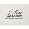 Drevený citát Dream as if you’ll live forever (Farba obrazu Antracit)