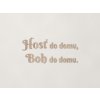 Drevený citát Hosť do domu, Boh do domu (Farba obrazu Dub Sonoma)