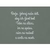Drevený citát Bože, žehnaj naše deti (Farba obrazu Sivá)