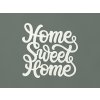 Nálepka na stenu Home Sweet Home (Farba obrazu Biela)