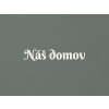 Drevený nápis Náš domov (Farba obrazu Biela)