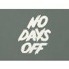 Drevený nápis na stenu No days off (Farba obrazu Biela)