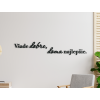 Dekorácia na stenu Všade dobre, doma najlepšie