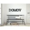 Drevený nápis na stenu Domov