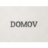 Drevený nápis na stenu Domov (Farba obrazu Antracit)