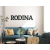 Drevený nápis Rodina