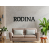 Drevený nápis Rodina