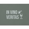 Drevená dekorácia In vino veritas (Farba obrazu Sivá)