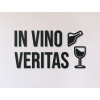 Drevená dekorácia In vino veritas