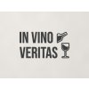 Drevená dekorácia In vino veritas (Farba obrazu Antracit)