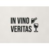 Drevená dekorácia In vino veritas (Farba obrazu Čierna)