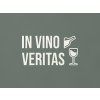 Drevená dekorácia In vino veritas (Farba obrazu Biela)