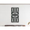 Drevený panel na stenu Kvetinový ornament