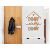 Nápis Domov sladký domov