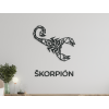 Nálepka na stenu znamenie Škorpión