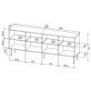 komoda hole rozmery 4D