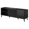 abeto tv stolik 150 cierny 1