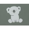 Detská nálepka na stenu Koala (Farba obrazu Sivá)