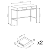 MT104 MONO TOALETNY STOLIK ROZMERY