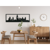 Obraz Londýn panoráma (Farba obrazu Sivá, Rozmer obrazu 20,5 x 62 cm)