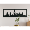 Obraz Londýn panoráma (Farba obrazu Sivá, Rozmer obrazu 20,5 x 62 cm)